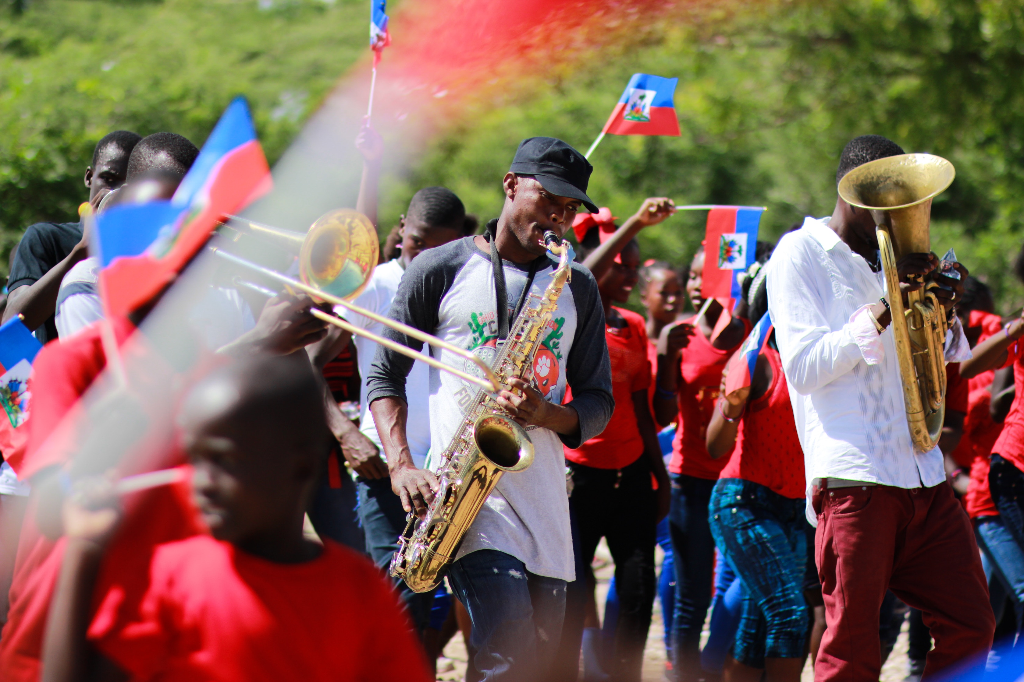 Haitian carnival parade.