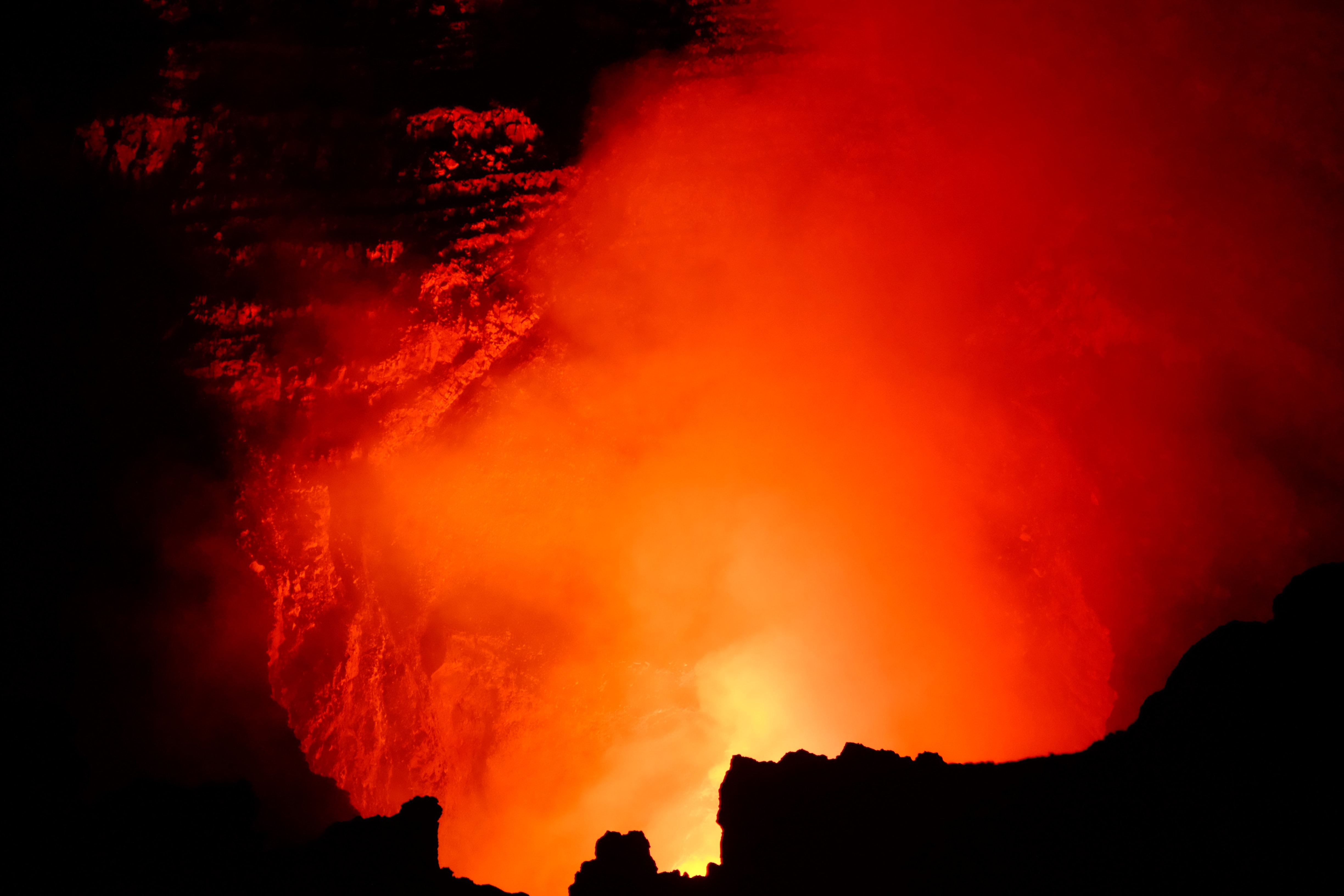 The Masaya Volcano in Nicaragua.