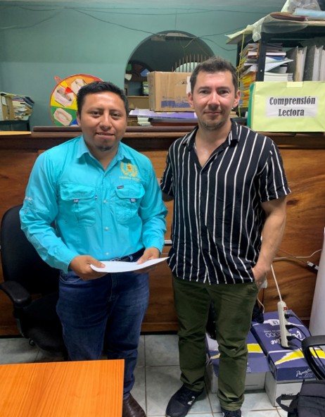 Picture with&nbsp;Jorge Caal Caal,&nbsp;the director of Indigenous Language Education&nbsp;of the Department of Education&nbsp;in Peten, Guatemala